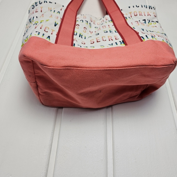 Victoria Secret Shopper Rainbow Lettering Tote Bag - Picture 7 of 9